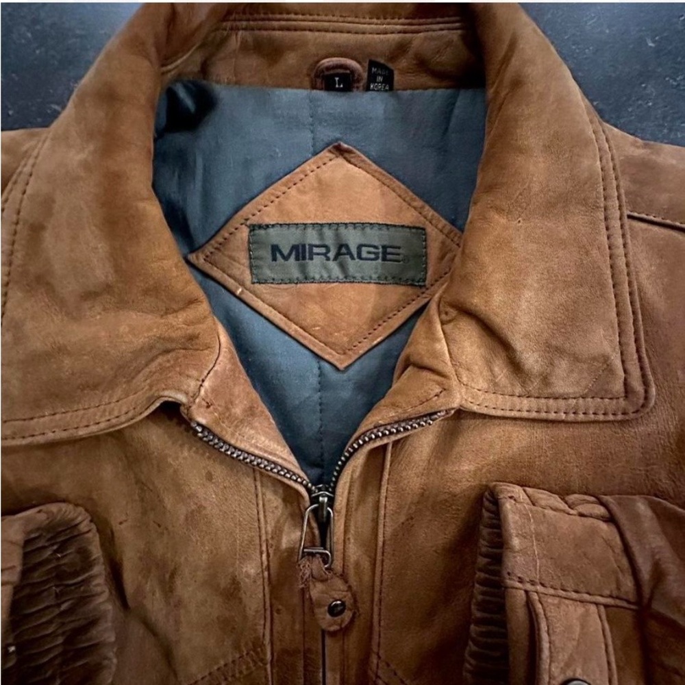 Men's Brown Leather Jacket